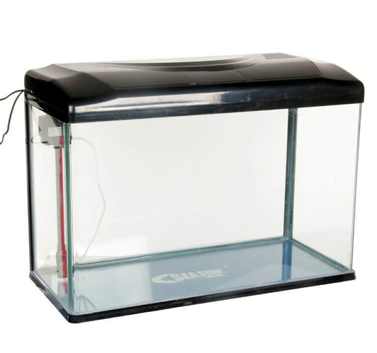 Acuario Sea Star HX-820F con Filtro y Luz LED 160L 82X56X35 cm Vidrio Curvo
