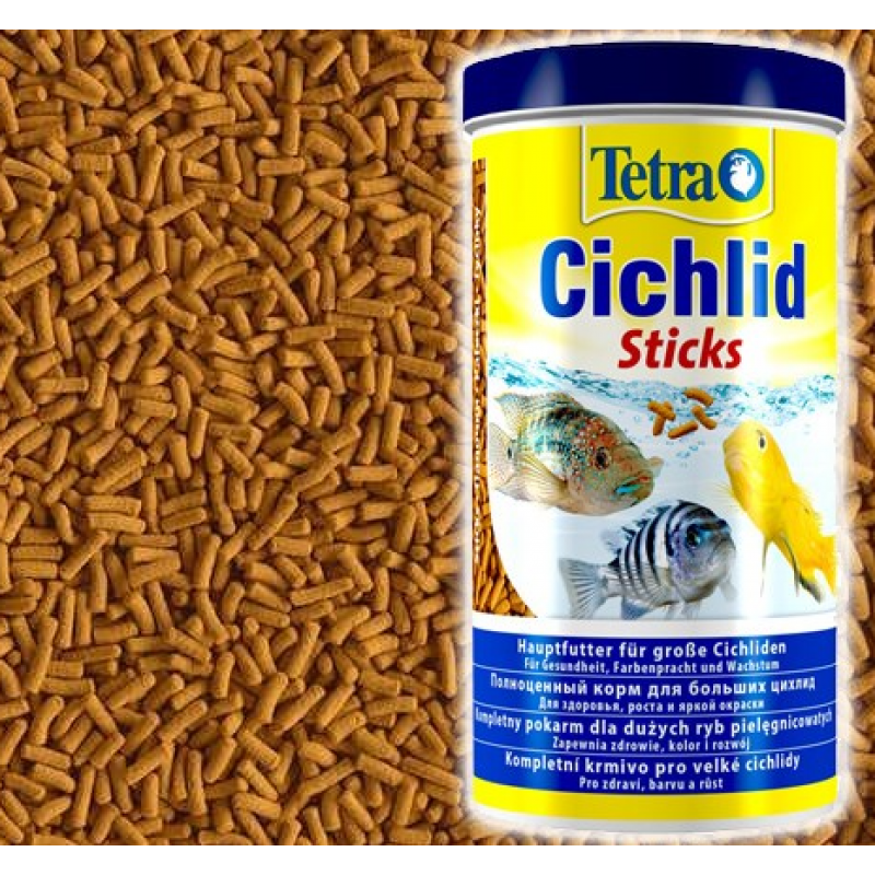 Tetra Cichlid Sticks – Alimento flotante para cíclidos grandes y agresivos