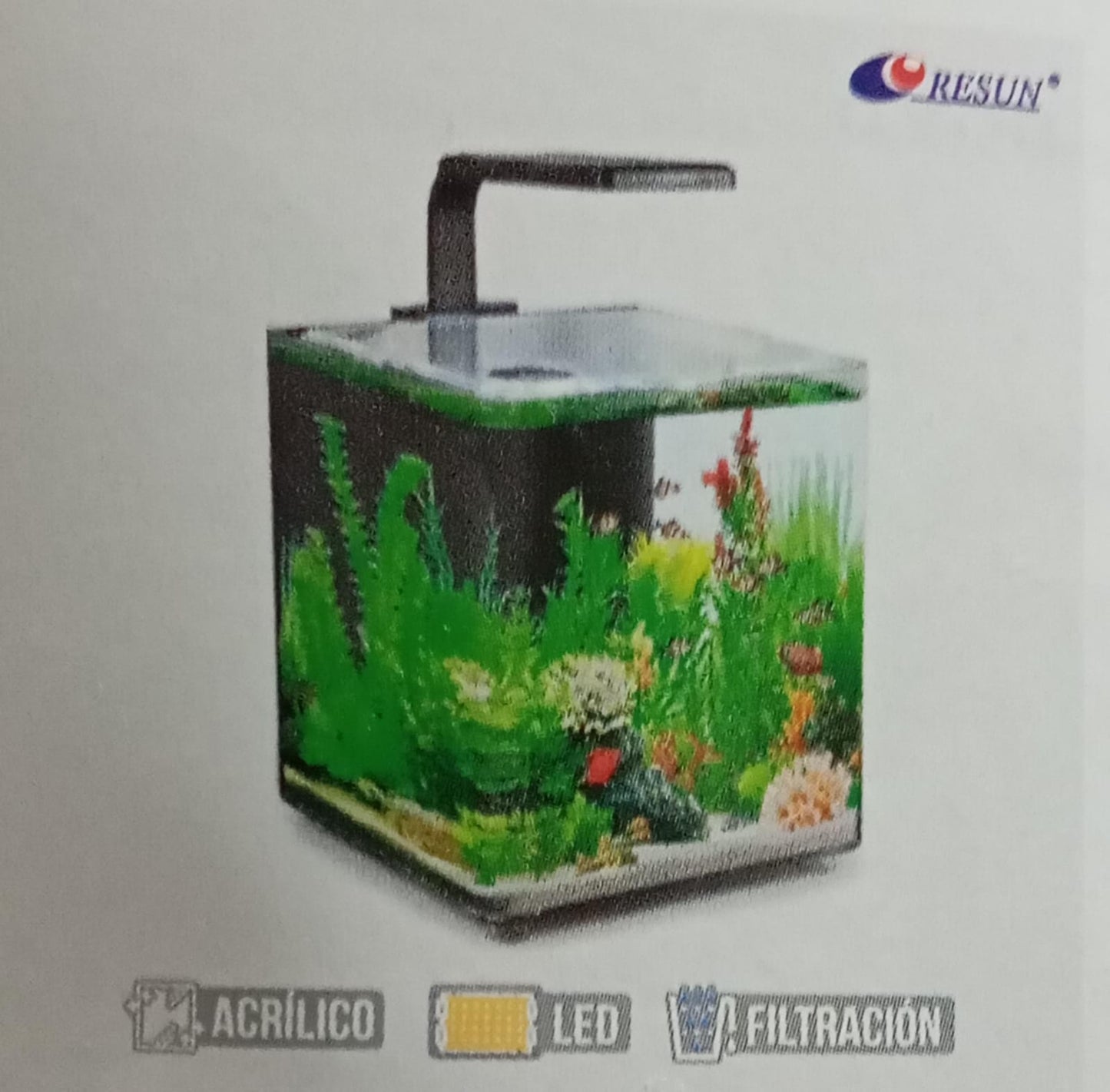 ACUARIO IMPORTADO RESUM AC08 AQUACLEAR DESKTOP TANK - Discus Roa Fish
