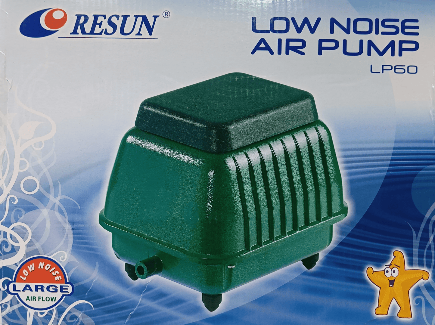 Aireador Resun LP - 60 – Potencia y Eficiencia para Piscicultura y Acuarios - Discus Roa Fish