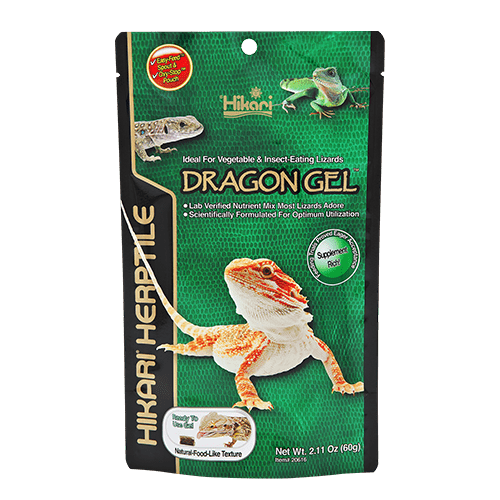 Alimento Premium Hikari DragonGel™ para Dragones Barbudos y Reptiles Omnívoros - Discus Roa Fish