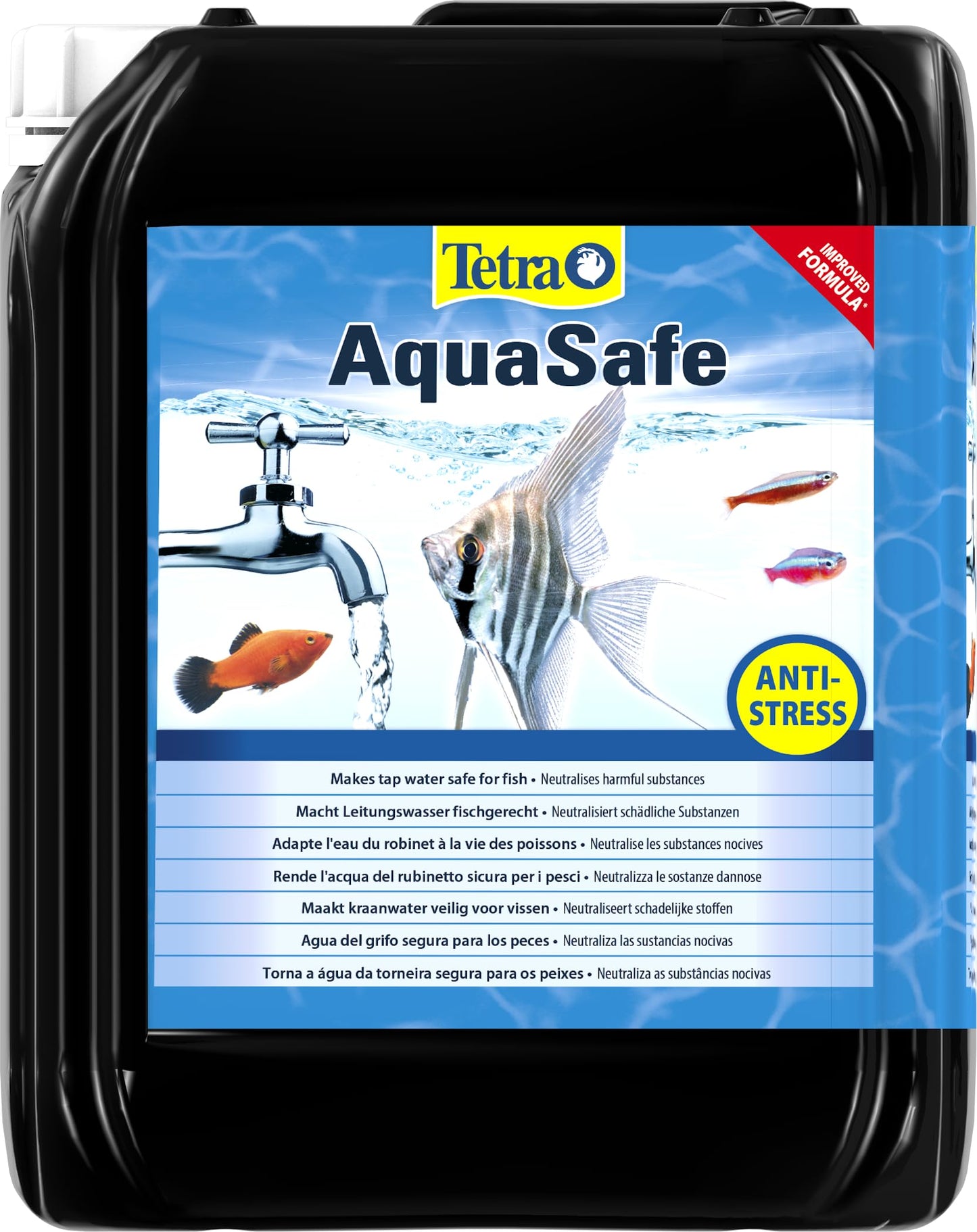 Tetra AquaSafe – Acondicionador de agua para acuarios dulce