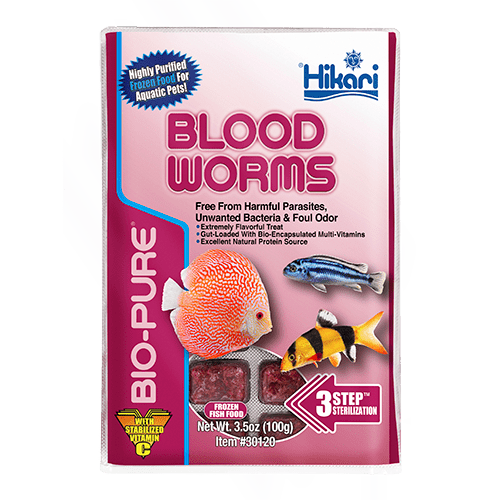 Bio Pure Blood Worms - Discus Roa Fish