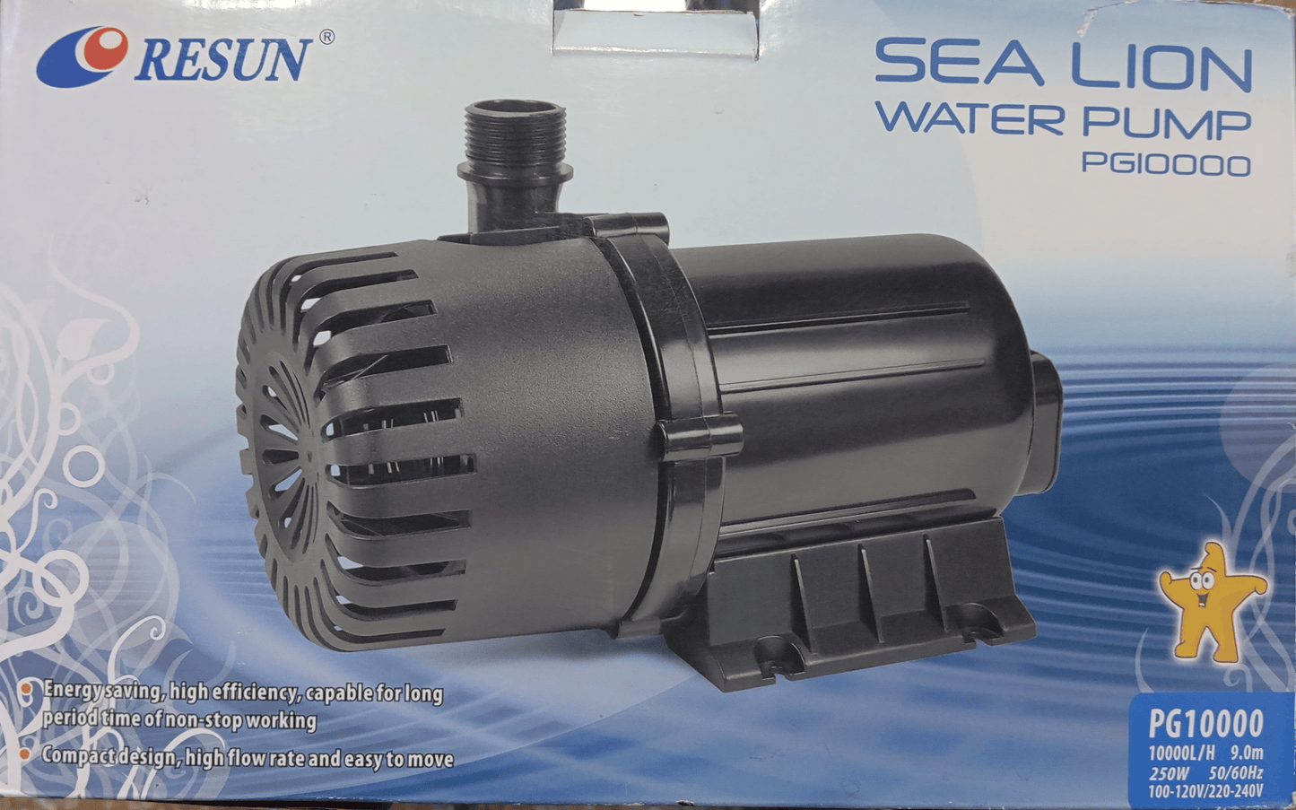 Bomba Resun Sea Lion PG 10000 L/H 18000 L/H para Estanques, Cascadas y Grandes Acuarios – Potencia y Flujo Alto - Discus Roa Fish