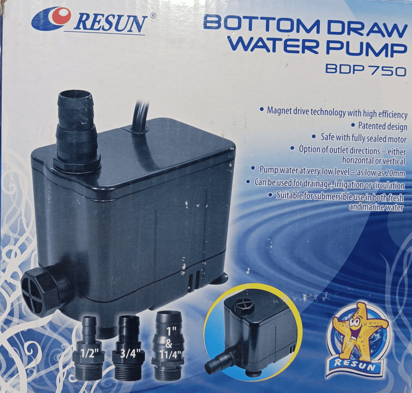 Bomba Sumergible Resun BDP - 750 - 3000 L/H, Fuentes y Acuarios - Discus Roa Fish