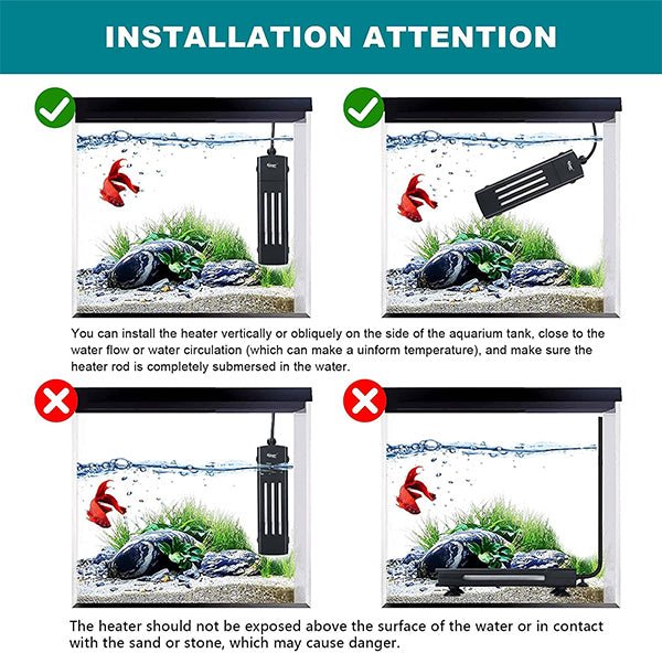 Calentador Acuario Hygger de frecuencia variable HG003 - Discus Roa Fish