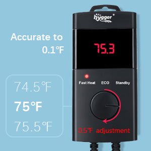 Calentador Acuario Hygger de frecuencia variable HG003 - Discus Roa Fish