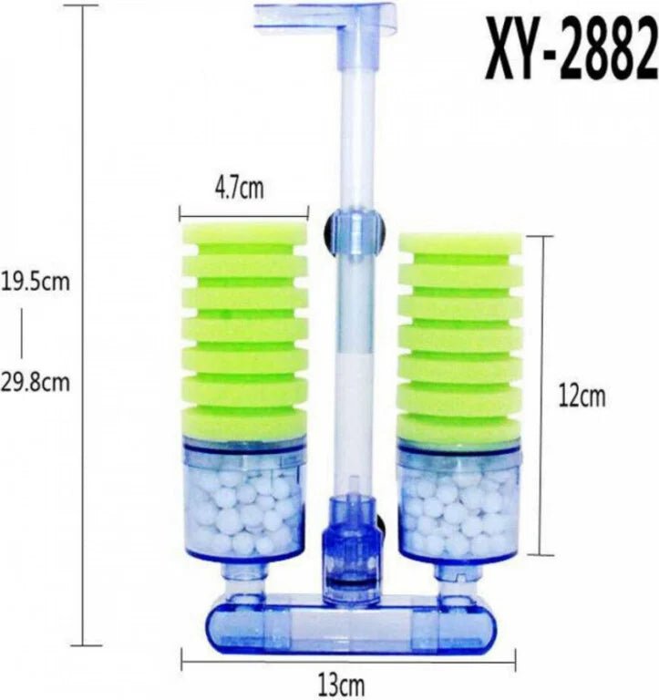 Filtro de Esponja Doble XINYOU XY - 2882 - Discus Roa Fish