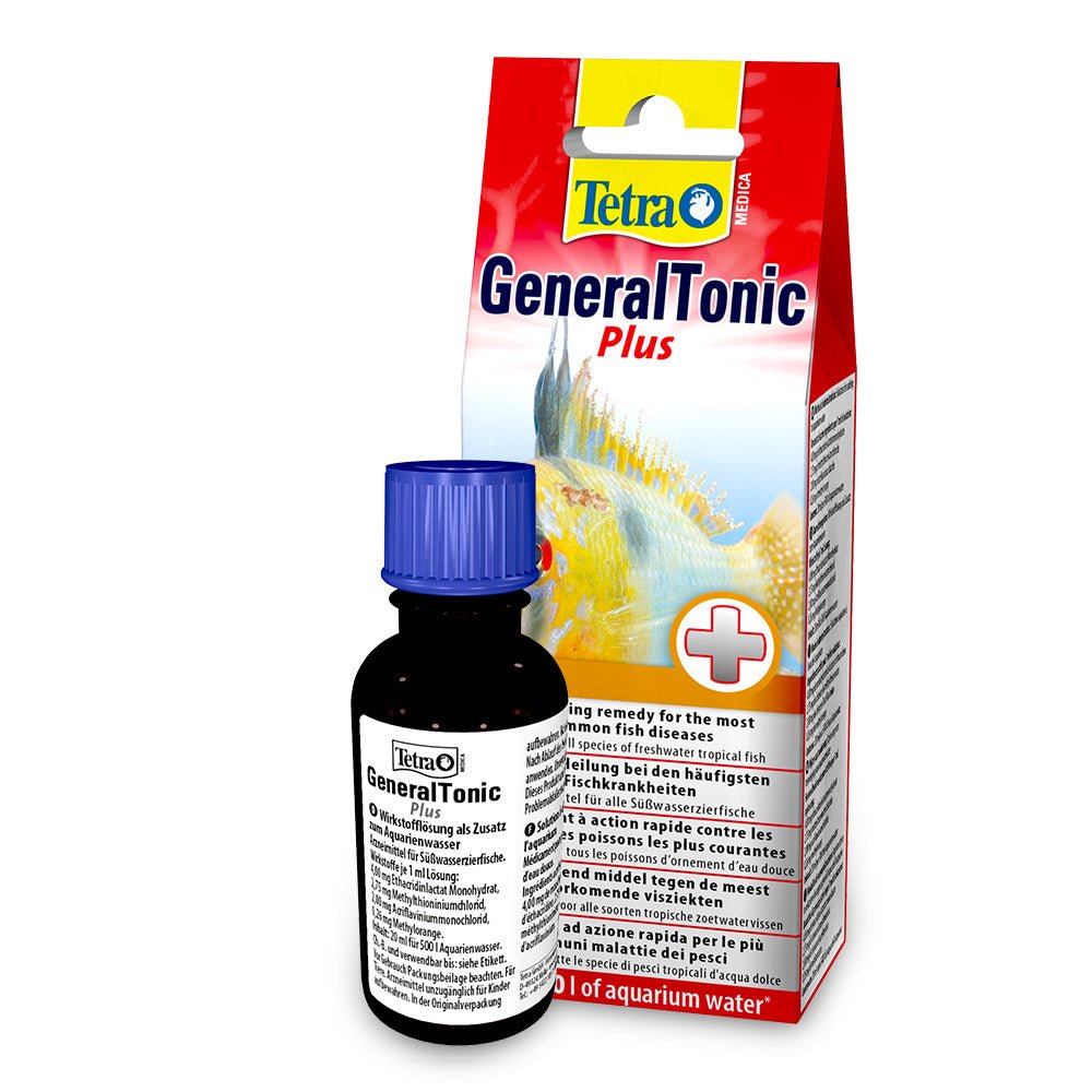 GeneralTonic Plus 20 ml – Tratamiento amplio espectro para enfermedades en peces de acuario - Discus Roa Fish