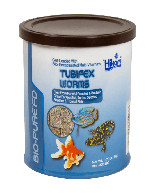Hikari Tubifex Worms Liofilizado 22gr - Discus Roa Fish