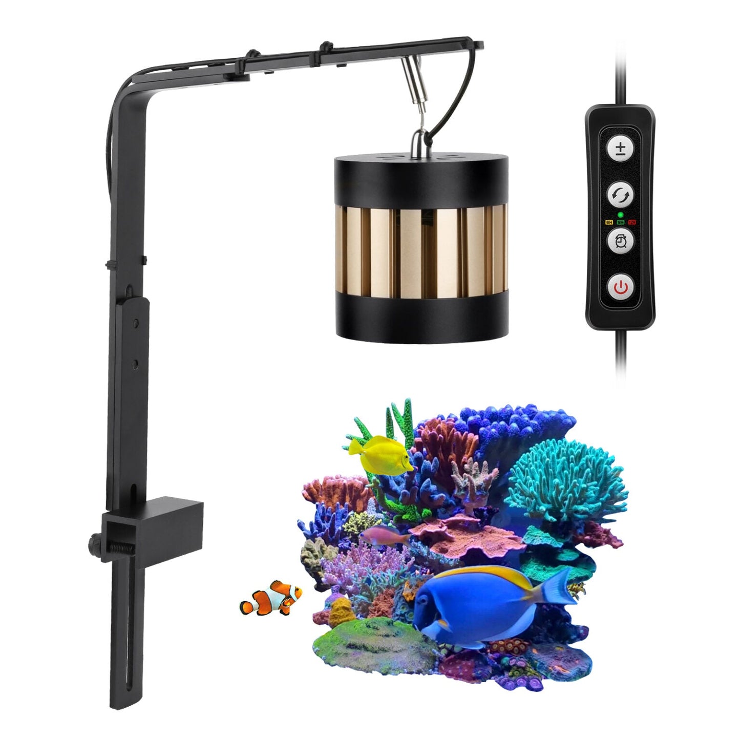 Lampara Acuario marino Corales Hygger HG107 50w - Discus Roa Fish