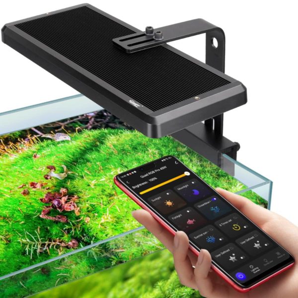 Lampara Acuario Plantado Full Spectro Hygger HG026 Con Bluetooth de 40w - Discus Roa Fish