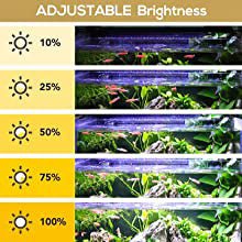 Lampara Acuario Plantado RGB HYGGER HG978 Medios Requerimientos - Discus Roa Fish