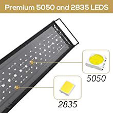 Lampara Acuario Plantado RGB HYGGER HG978 Medios Requerimientos - Discus Roa Fish