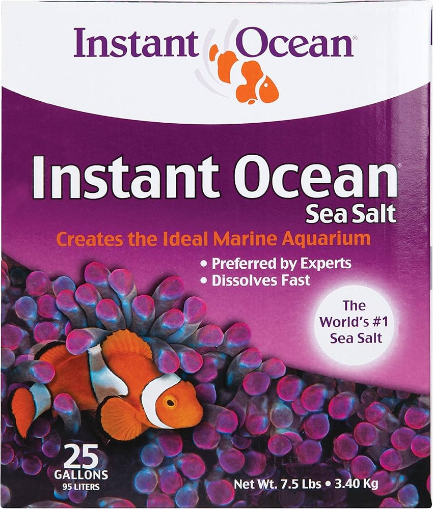 Instant Ocean Marine Salt – Sal sintética profesional para acuarios marinos y de peces marinos