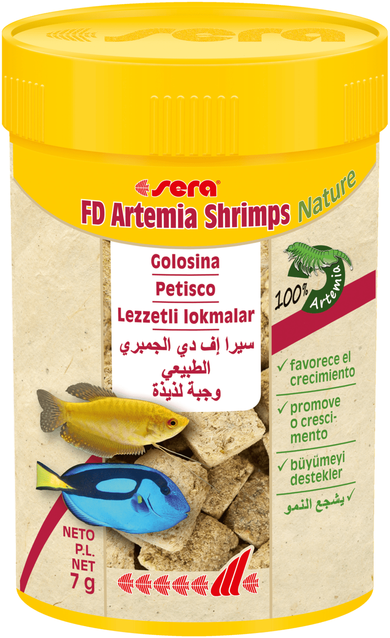 sera FD Artemia Shrimps Nature 7gr - Discus Roa Fish