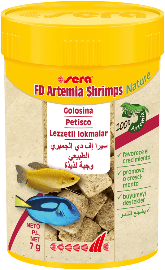 sera FD Artemia Shrimps Nature 7gr - Discus Roa Fish