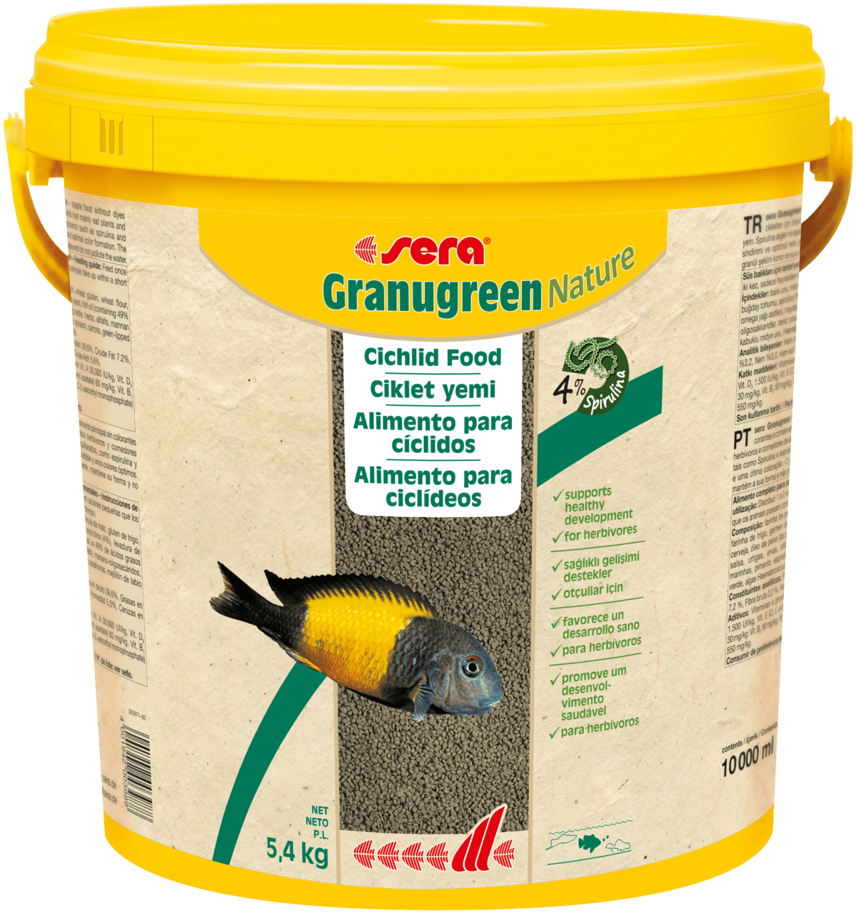 Sera Granugreen Nature - Discus Roa Fish