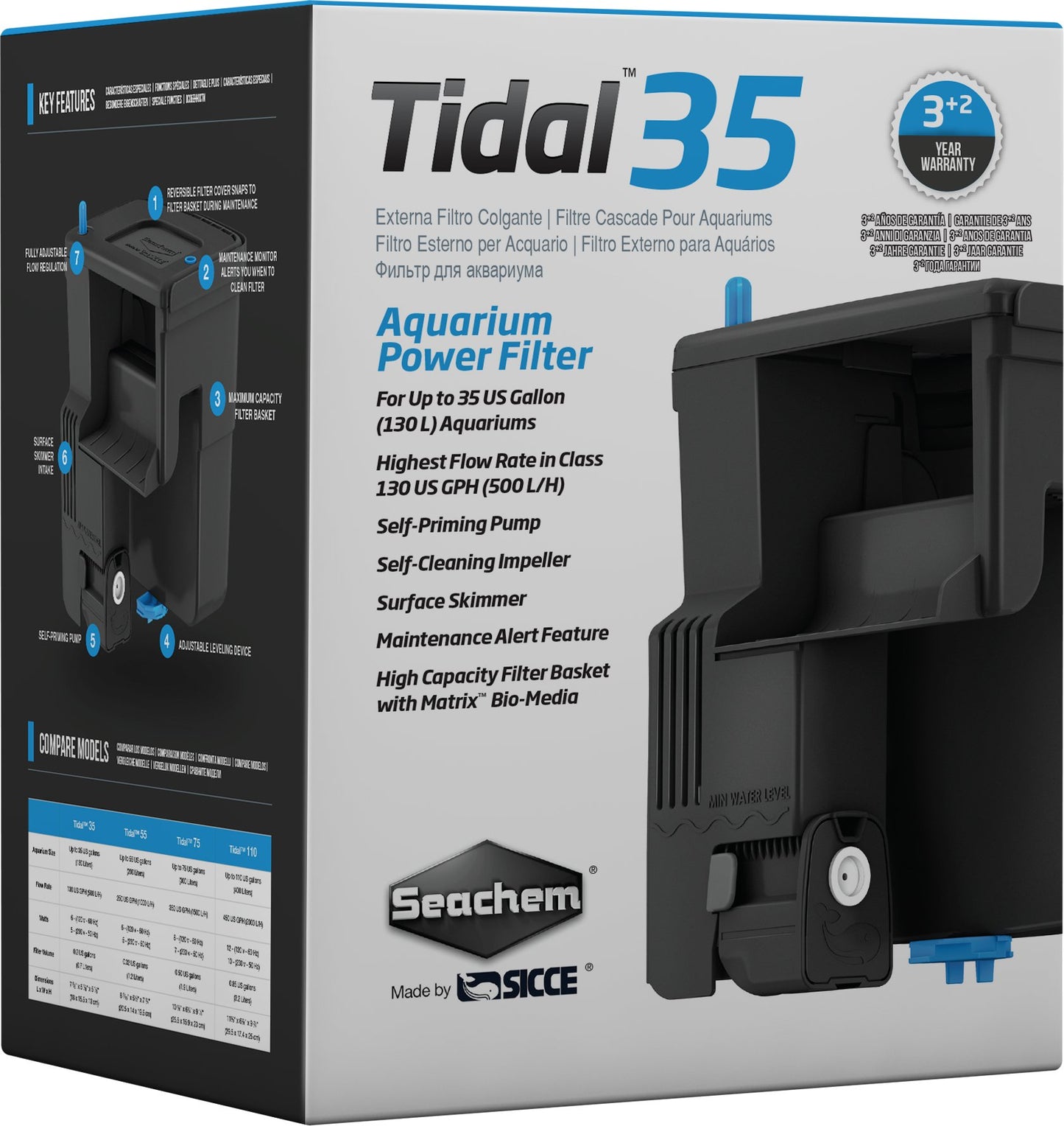 Filtro Cascada TIDAL - Discus Roa Fish