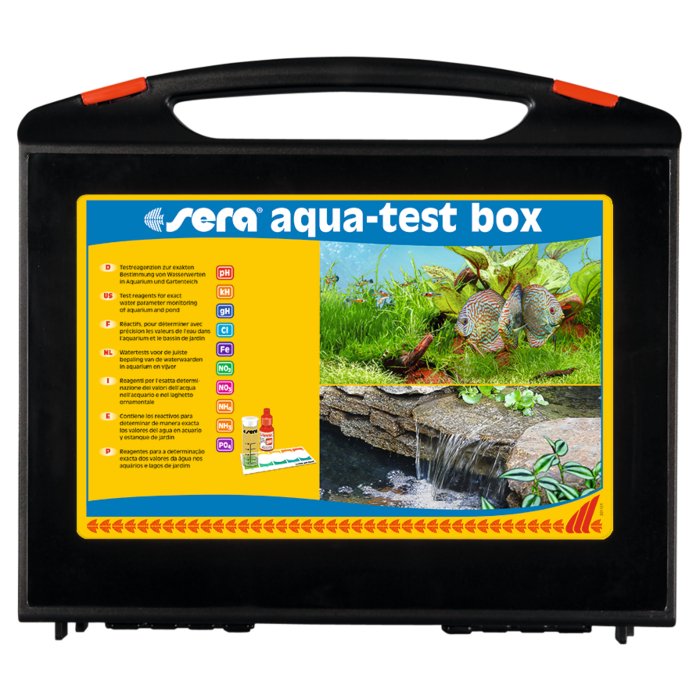 Sera aqua Test Box Caja de parámetros de agua - Discus Roa Fish