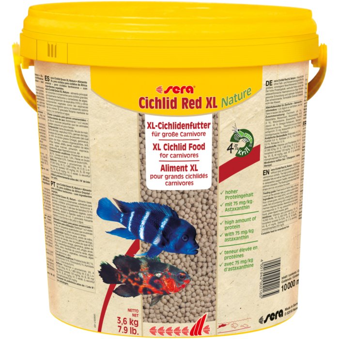 sera Cichlid Red XL Nature - Discus Roa Fish