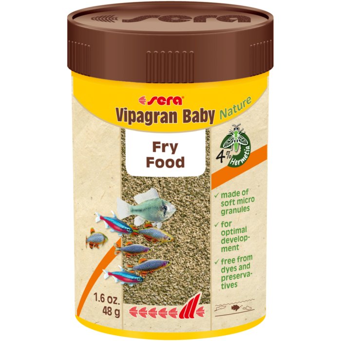 sera Vipagran Baby Nature 48gr - Discus Roa Fish