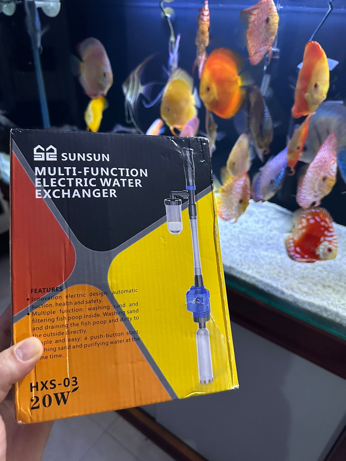 Sifoneador de Grava Hxs-02 - Discus Roa Fish