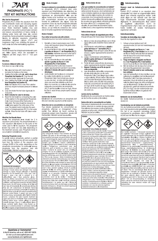 TEST PHOSPHATE - Discus Roa Fish