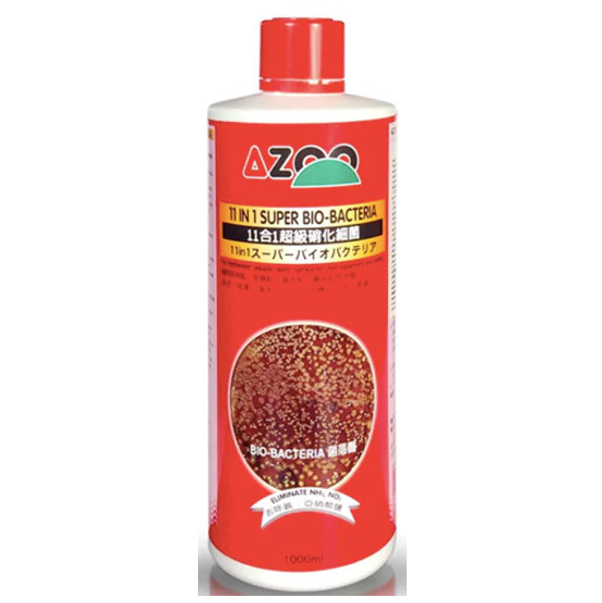 AZOO 11 in 1 Super Bio-Bacteria | Bacterias para Acuario Eliminan Amoníaco y Nitritos