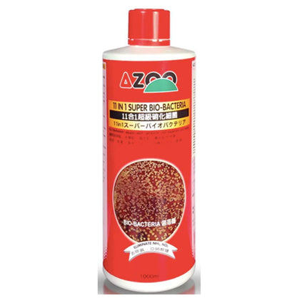 AZOO 11 in 1 Super Bio-Bacteria | Bacterias para Acuario Eliminan Amoníaco y Nitritos