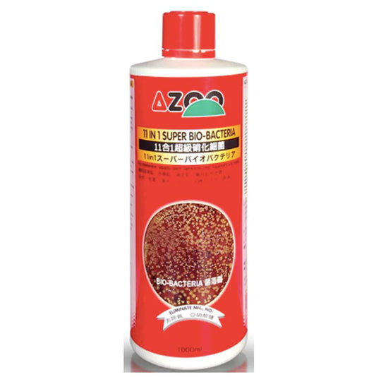 AZOO 11 in 1 Super Bio-Bacteria | Bacterias para Acuario Eliminan Amoníaco y Nitritos