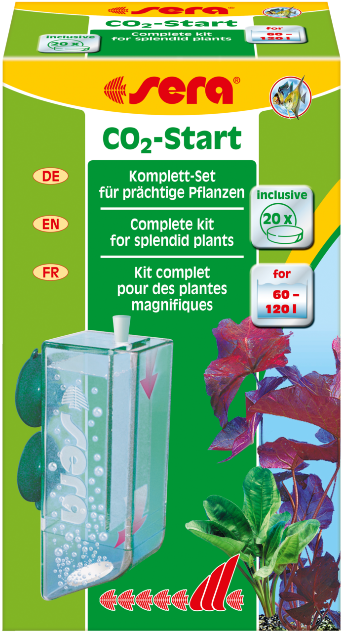 sera Kit CO2-Start Con pastillas efervescentes Acuarios 60L-200L