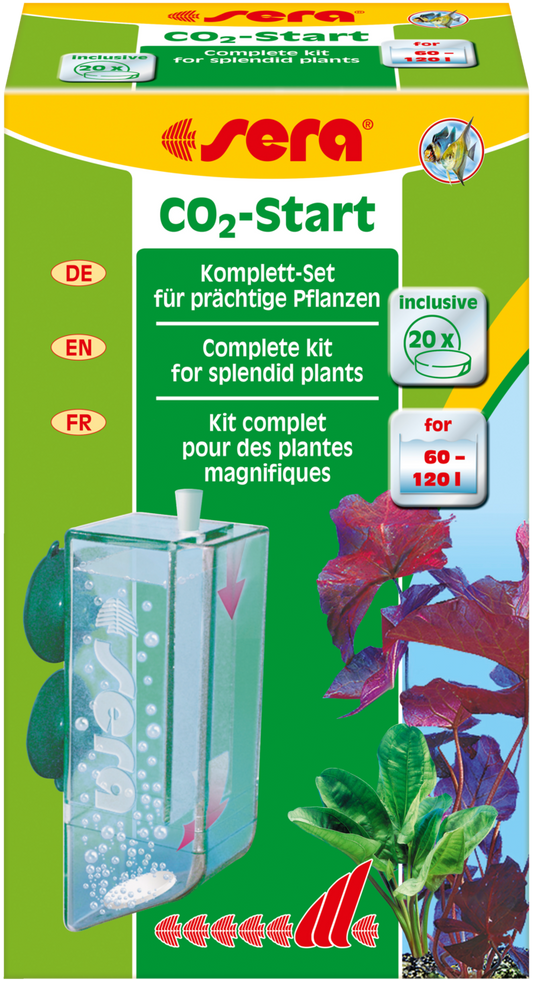 sera Kit CO2-Start Con pastillas efervescentes Acuarios 60L-200L
