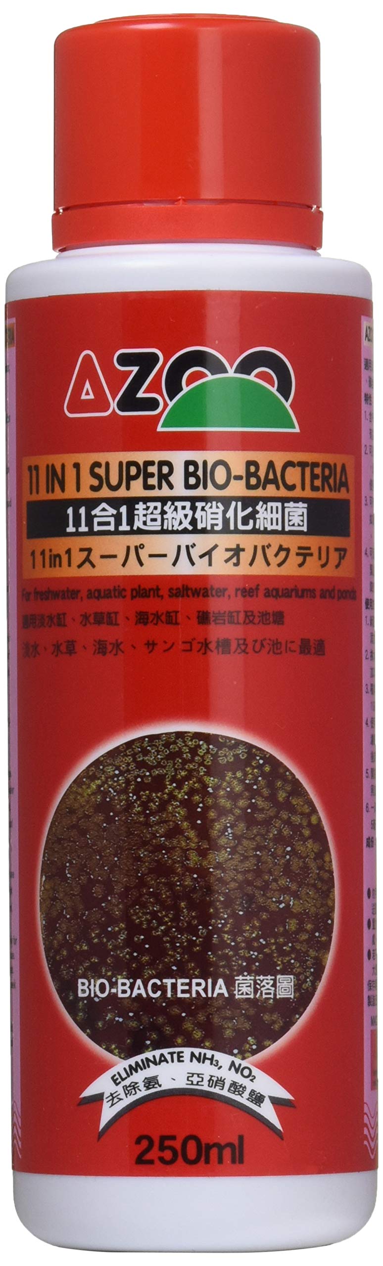 AZOO 11 in 1 Super Bio-Bacteria | Bacterias para Acuario Eliminan Amoníaco y Nitritos