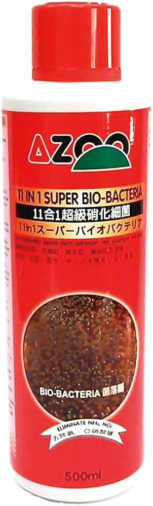 AZOO 11 in 1 Super Bio-Bacteria | Bacterias para Acuario Eliminan Amoníaco y Nitritos