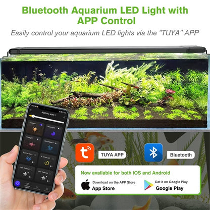 Lampara Acuario plantado Con Bluetooth Con Aplicacion Hygger HG028 Altos requerimientos