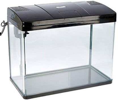 Acuario Sea Star LS-580F con Filtro y Luz LED 80L 58x47x30 cm Vidrio Curvo
