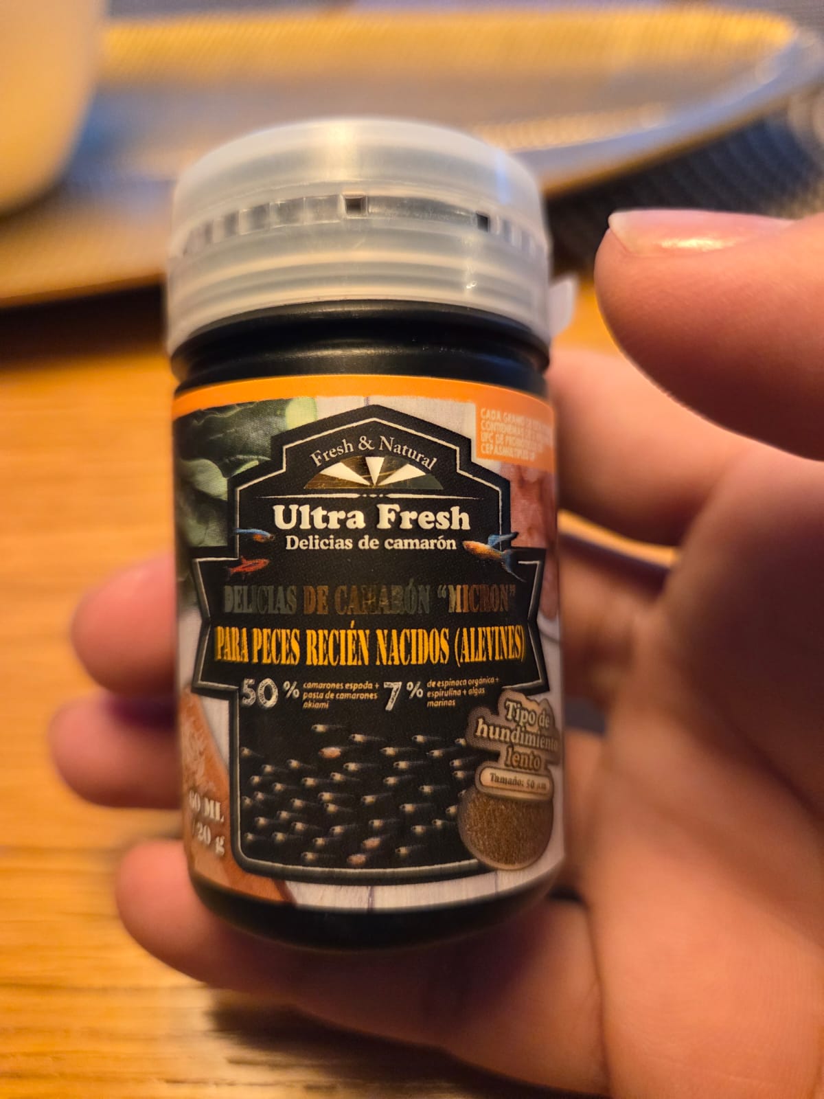 Ultra Fresh Newborn Fish Micron Shrimp Patties 20g