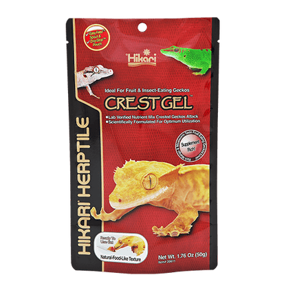 Alimento Premium Hikari CrestGel™ para Geckos Crestados y Reptiles Frugívoros - Discus Roa Fish