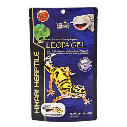 Alimento Premium Hikari LeopaGel para Geckos Leopardo y Reptiles Insectívoros - Discus Roa Fish