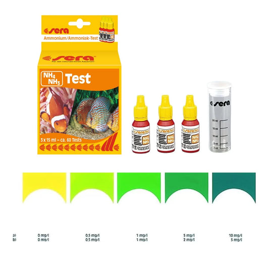 Sera test de amonio/amoníaco (NH4/NH3)