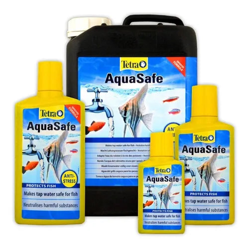 Tetra AquaSafe  – Acondicionador de agua para acuarios dulce