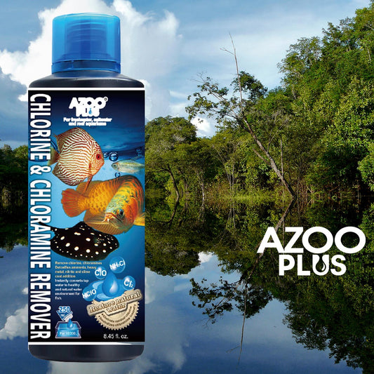 AZOO Eliminador de Cloro y Cloramina | Acondicionador de Agua para Acuarios Alta Concentración