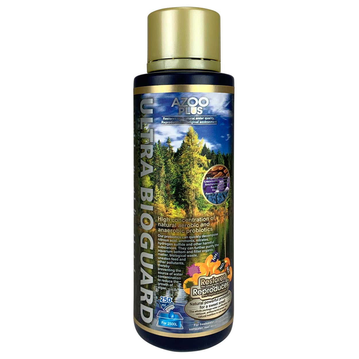 AZOO Ultra Bioguard | Bacterias Premium para Acuario Alta Concentración y Acción Rápida