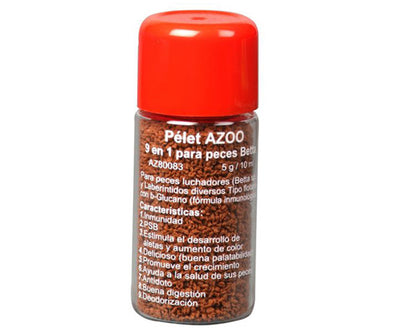 AZOO 9 in 1 Betta Pellet | Alimento Premium para Betta con Fórmula Inmunológica