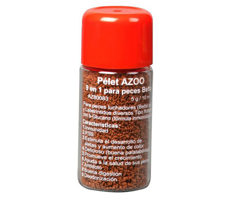 AZOO 9 in 1 Betta Pellet | Alimento Premium para Betta con Fórmula Inmunológica