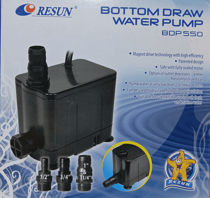 Bomba Sumergible Resun BDP - 550 - 2850 L/H, Fuentes y Acuarios - Discus Roa Fish