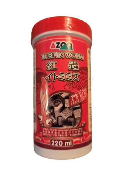 AZOO 9 in 1 Tubifex | Alimento Natural para Peces Alto en Proteína y Energía