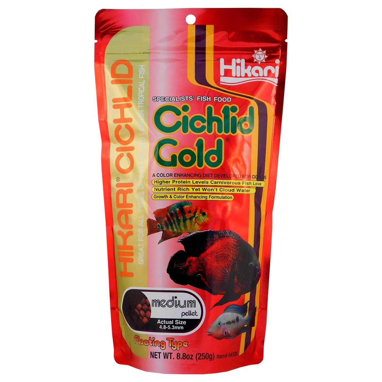 Hikari Cichlid Gold® - Alimento Premium para Cíclidos y Peces Tropicales en Colombia - Discus Roa Fish