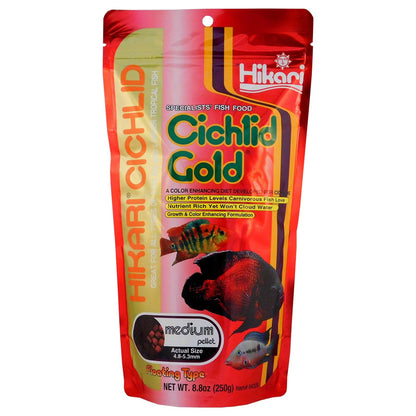 Hikari Cichlid Gold® - Alimento Premium para Cíclidos y Peces Tropicales en Colombia - Discus Roa Fish